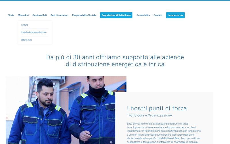 Home page di Easy Servizi